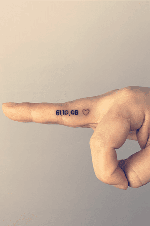 Tattoo uploaded by Andy • finger mini tattoo • Tattoodo