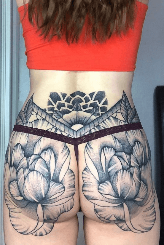 Sexy  Booty Mandala Tattoo  Hot Moms Get Wild Tattoos  Shadowink Fk  Irons Fusion Ink Mua  YouTube