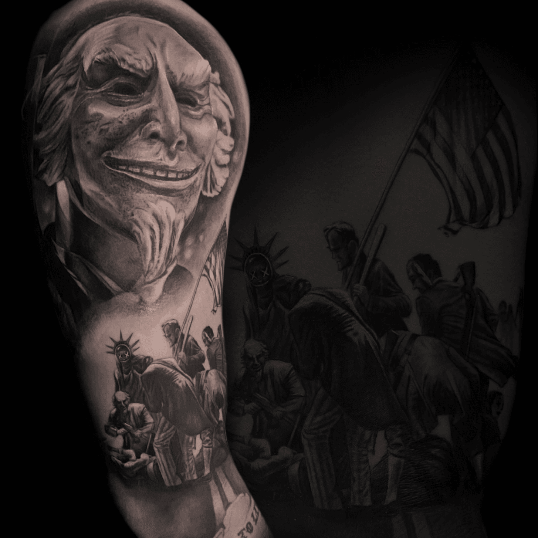 Bosske Tattoo  Do you also have your own purge mask tattooing tattooart  tattooartists tattos tattoo tattoed tattoorealistic tattoo2me  blackandgraytattoo blackandgrey realistic realistictattoo inkedmag  inkedup instadaily  Facebook