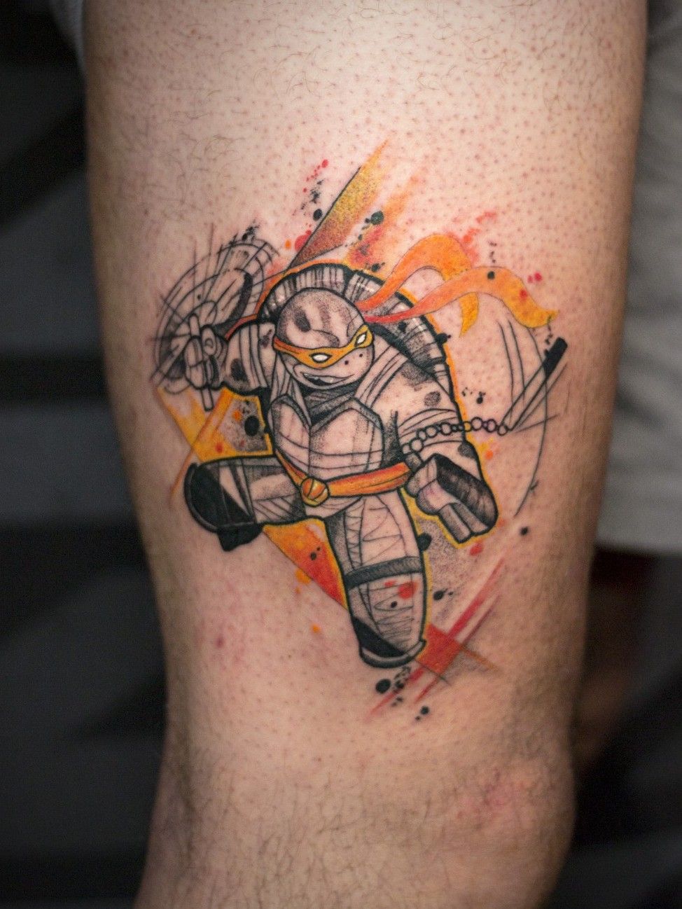 Michelangelo tattoo by Gustavo Takazone  Post 28620
