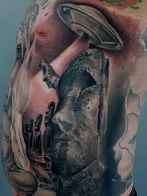 Spartan half-sleeve done by - King Of Hearts Tattoo LV