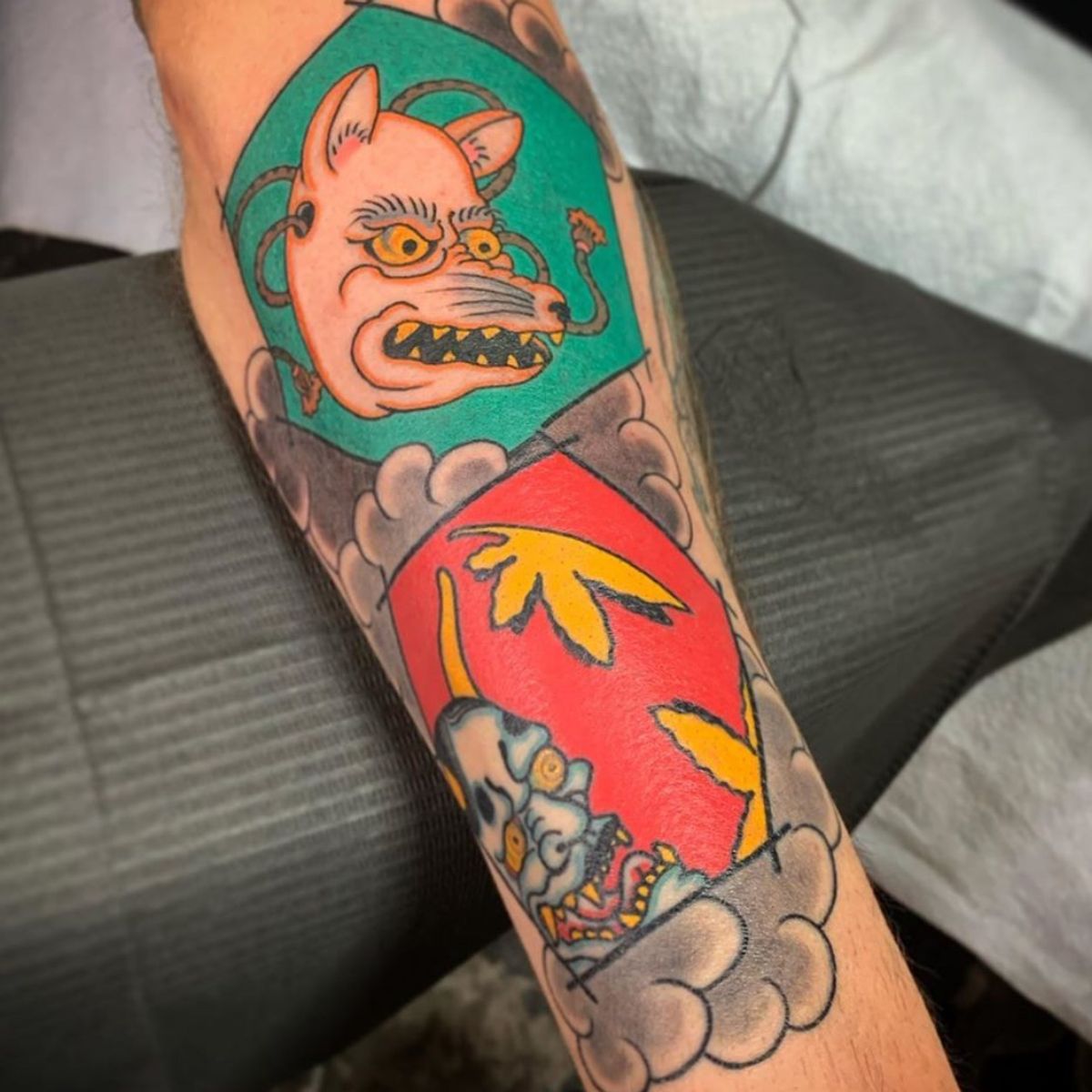 Tattoo uploaded by Rodrigo Canteras • Japanese Kites! by Rodrigo