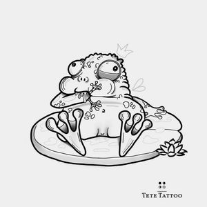 ❤️🐸DISPONIBLE B/N o COLOR 🐸❤️#tete #tattoo #artist #sketch #sketchtattoo #ink  #darkart #darkartists #darkstyle #girltattoo #inkartist #inktattoo #spaintattoo #tattoed #spaintattooartist  #instattoo #artwork #toad #frog #cartoonstyle #cartoon #available #cute #rana #sapo #lotto #flower #fatty #eat #learning