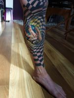 #healed lower trippie leg part of ongoing work
