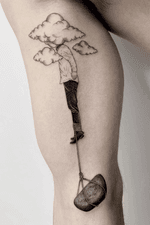 “Concept” (MORE ON MY INSTAGRAM: _mfox) #tattoo #fineline #blacktattoo #blackwork #italy