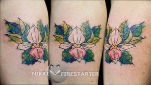 Fun watercolor Lady's Slipper from my 2019 summer flash.Peep a video: https://youtu.be/_lmMe64vO9wnikkifirestarter.com...#tattoos #bodyart #bodymod #modification #ink #art #queerartist #queertattooist #mnartist #mntattoo #visualart #tattooart #tattoodesign #thetattooedlady #tattooedladymn #nikkifirestarter #firestartertattoos #firestarter #ladyslipper #minnesota #mnflower #flowertattoos #floral #floraltattoos #watercolor #watercolortattoo #flashart #flashtattoo #summer #summertattoos 