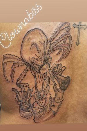 Fresh ink @hdc1tattoos_an_designs @hdc1tattoos2 done by:H #tattoodoer #tattooer #tattooartist #baltimoretattooartist #baltimoreartist #baltimoreink #artist #tattoosbyH #getatme #tryntattootheworld #inmyownlane #inkedguys #inkedbyH #inkslinger #tattoo #tattoodo #clown #weedhead
