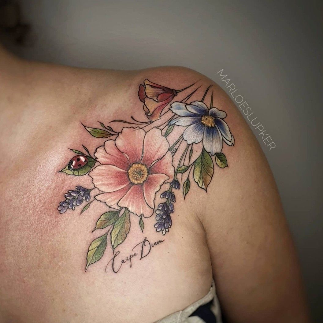 Wild Flowers  Tatyou Removable Tattoos