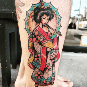 Geisha tattoo by Eric 