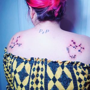 Signos zodiacales astrales florales.🌸 . . . #ink #inked #inkedgirl #inkedlife #inkedup #inkedwoman #tattoogirl #tattoowoman #femaletattoo #femaletattooartist #femaleartist #womensempowerment #art #artwork #freestyle #work #desing #desingtattoo #proyect #girlspower #safespace #tattoostudio #wgtattoostudio #ensenada #bajacalifornia #mexico 