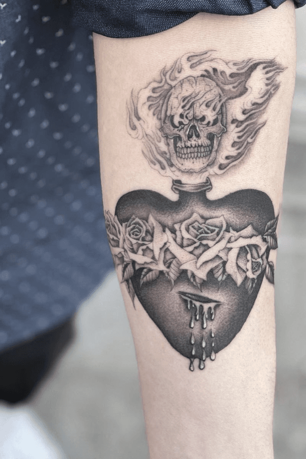 Tattoo from Darkside tattoo society
