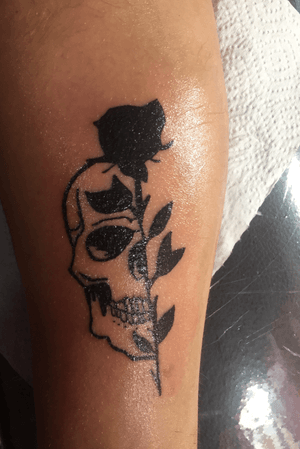 Skull Rose Matmazel Tattoo 