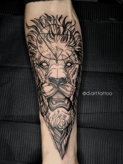 Лев. Мой эскиз. Tattoo Lion. Тату, эскиз, стиль, графика