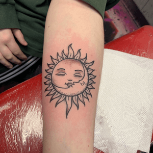 Cool little sun & moon I did