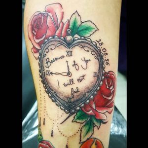 Roses and watch