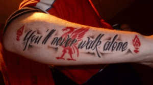 Liverpool Fc tattoo done in magic ink custom tattoo studio now based in cookstown Northern Ireland #LFC #YNWA