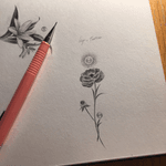 Flower drawing #kyo #kyotattoo #flower #fineline #dotwork #drawing #berlin #ink #tattoo #europetattoo #berlintattoo #berlintattooist #artist #pencil #타투 #꽃 #꽃타투 #베를린