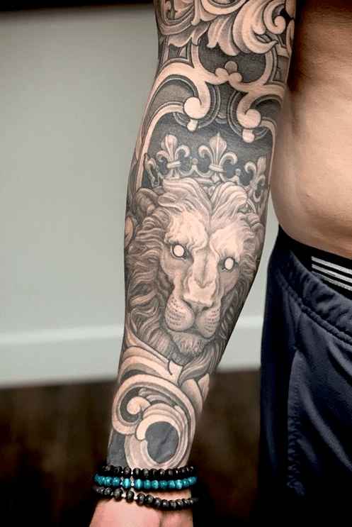 Amazing Lion With Crown Tattoo Ideas To Try Right Now  Psycho Tats