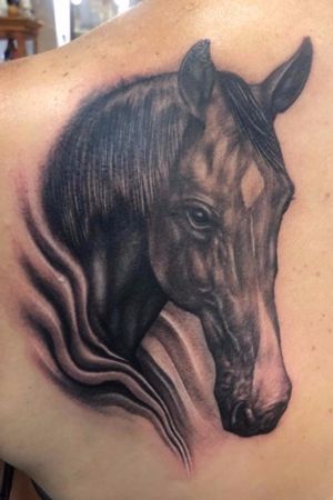 Horse Portrait Tattoo