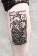 HAPPY VALENTINES DAY! 💖 We've got a lot of love for this tarot card by Dan (@blackwolf_tattoos). He's got a lot of love to give so get in touch to book in with him 😍💕