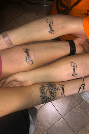 Matching family tattoos ❤️