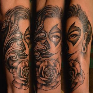 #tattoo #tattoos #girlswhithtattoos #tattooed #tattooartist #tattooart #tattooedgirls #tattoolife #instatattoo #traditionaltattoo #blackwork #inspirationtattoo #tattooblacrkandgrey #tatuagem #tattoowork #tattooidea #tatt #art #tatuaje #sc #catrina #rose
