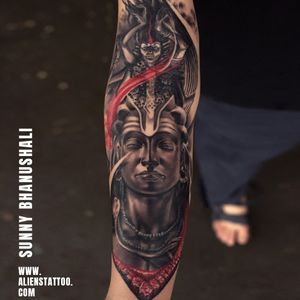 Amazing Shiva Tattoo By Sunny Bhanushali At Aliens Tattoo India.
