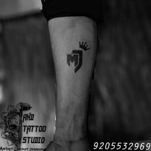 Customize initial tattoo # DM FOR APPOINTMENTS | MOHIT DHINGRA | 9205532969