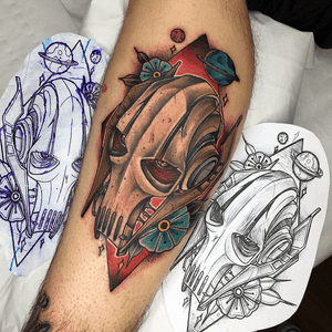 Tattoo by La vipere noire tattoo
