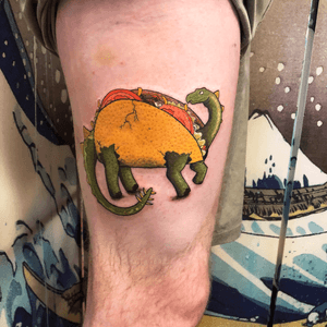 Tacosaurus tattoo - Fresh