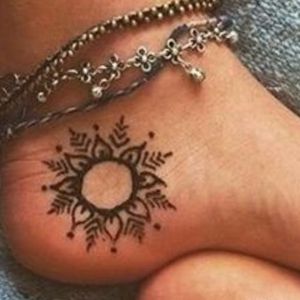 Ankle tattoo 