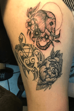 Piece by piece #landseaandfloral #tattooaddict 