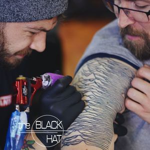 Our artists are making amazing pictures, one line at a time! You can only imagine how much skill this piece took, but that’s why we are among the best tattoo studios in the region - we don’t compromise on the quality of our staff. #theblackhattattoo