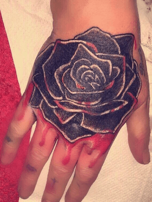 Rose Hand Tattoo ♠️ 