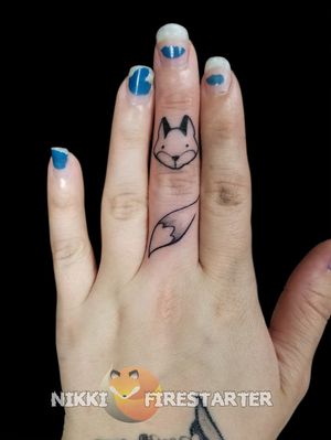 I should have done something with my nails before I tattooed my finger 🙈nikkifirestarter.com...#tattoos #bodyart #bodymod #modification #ink #art #queerartist #queertattooist #mnartist #mntattoo #visualart #tattooart #tattoodesign #thetattooedlady #tattooedladymn #nikkifirestarter #firestartertattoos #firestarter #fox #foxfinger #fingerfox #foxtattoo #fingertattoo #linework #cutetattoos #cutefox #foxy #selftattoo #tattooingmyself 