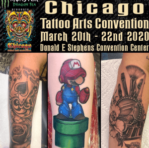 Catch me here. Chicago tattoo convention. March 20th-22nd 2020. #chicago #chicagotattooconvention #tattooconvention 