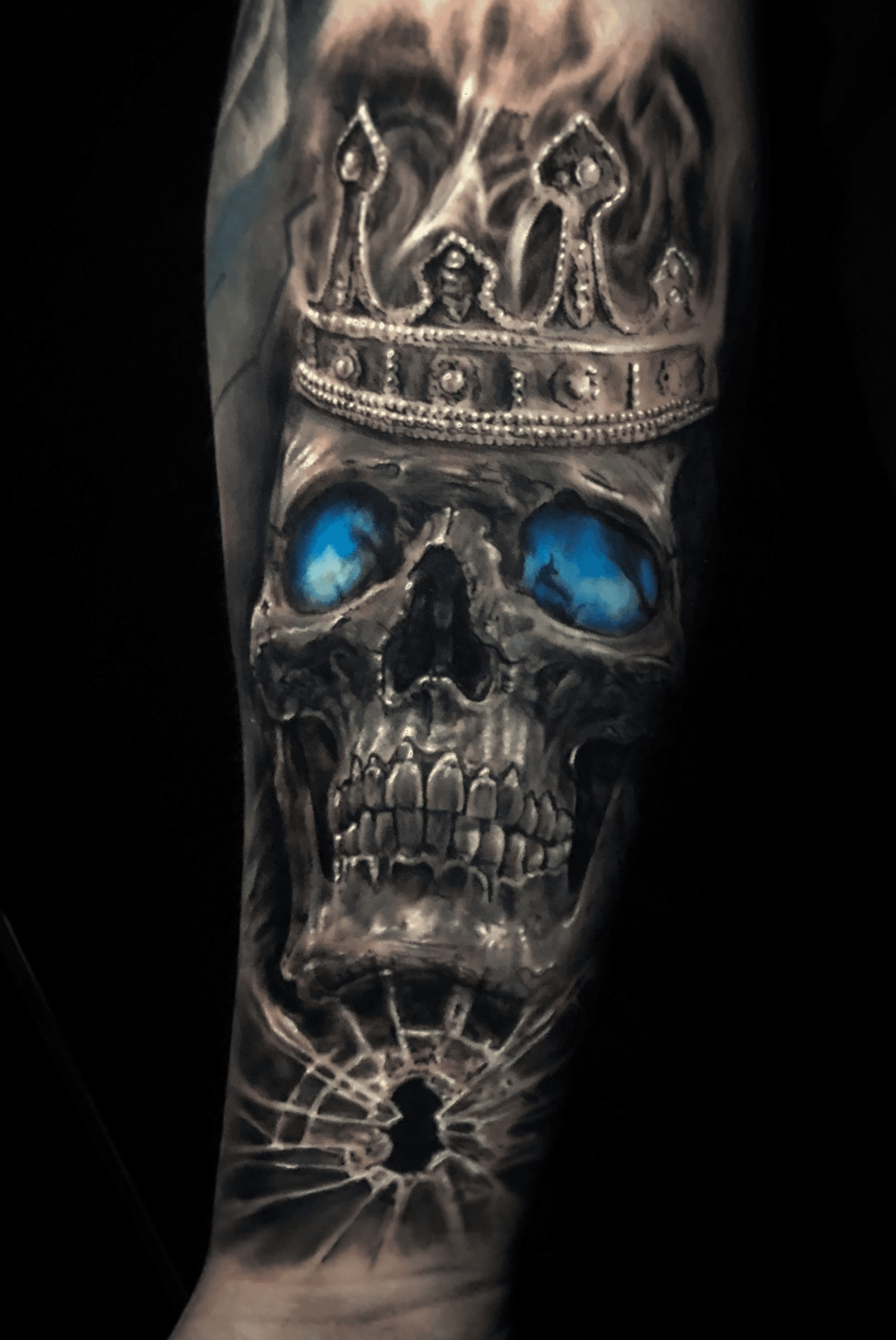 Tattoo uploaded by Tye Tremblay • Skull King #skullking #torontotattoo  #torontotattoos #skull • Tattoodo