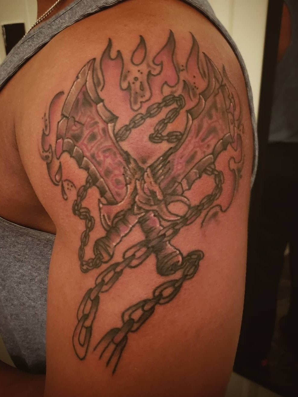 Blades of Chaos Tattoo