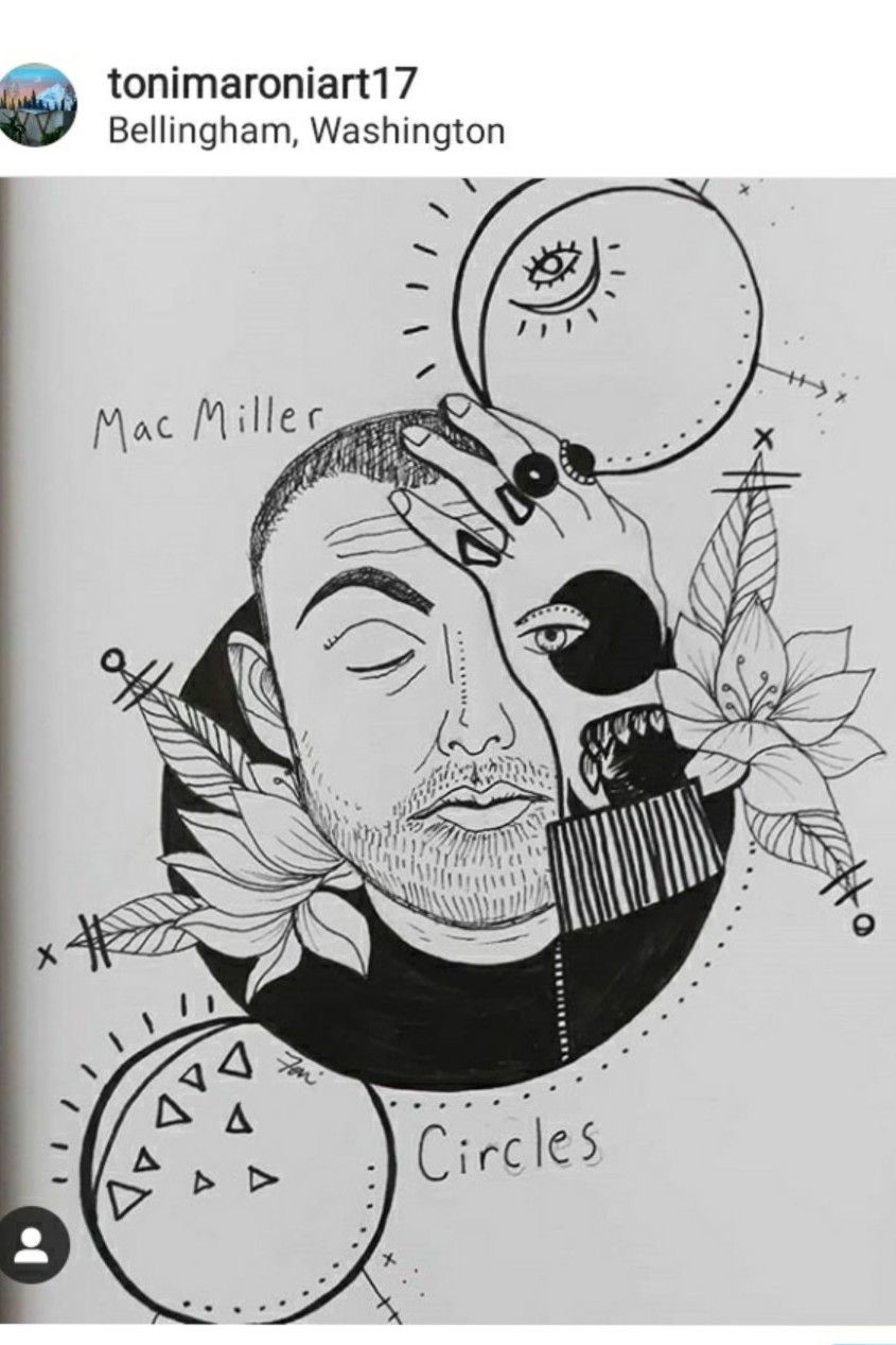 Mac Miller Tattoo  Etsy