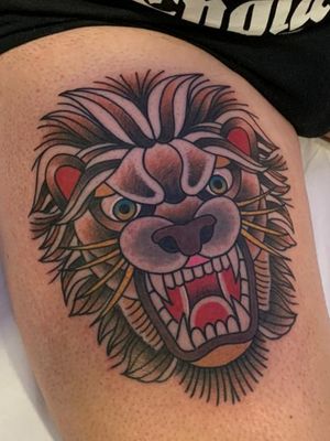 Neo traditional lion