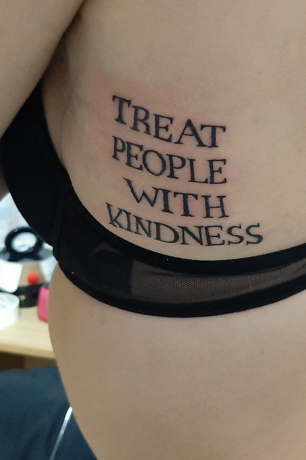 Harry styles treat people with kindness tattoo  Mini tattoos Tiny  tattoos Discreet tattoos