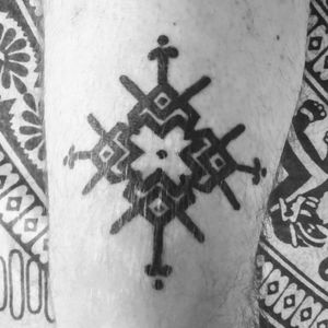 Tribal black tattoo