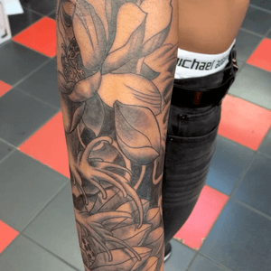 Lotus flower tattoo 