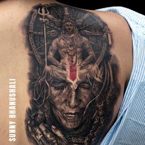 Shiva Tattoo By Sunny Bhanushali At Aliens Tattoo India!