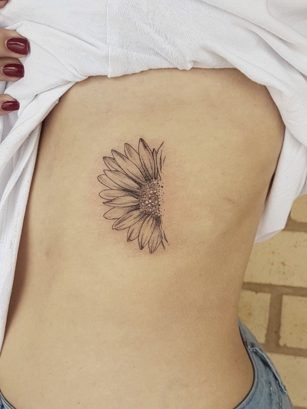 Matching tattoo half sunflower  Angel Tattoo Tampa  Facebook