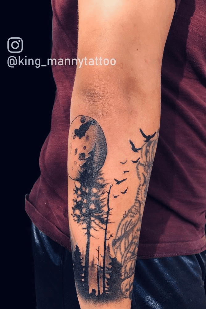 75 Simple and Easy Pine Tree Tattoo  Designs  Meanings 2019