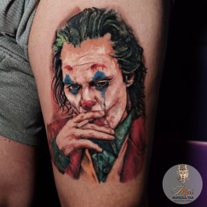 Realistic Color Tattoo Joker