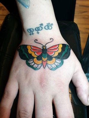 Traditional butterfly 🦋#oslo #tattoo #norge #norway #oslotattoo