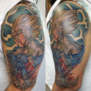 Tattoo uploaded by s i g m a • #dragonballz #dragonball #kakarot #vegeta •  Tattoodo