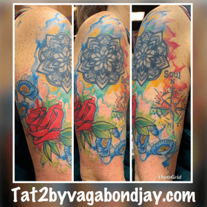 Last session on this upper half sleeve on a lovely client from Canada 